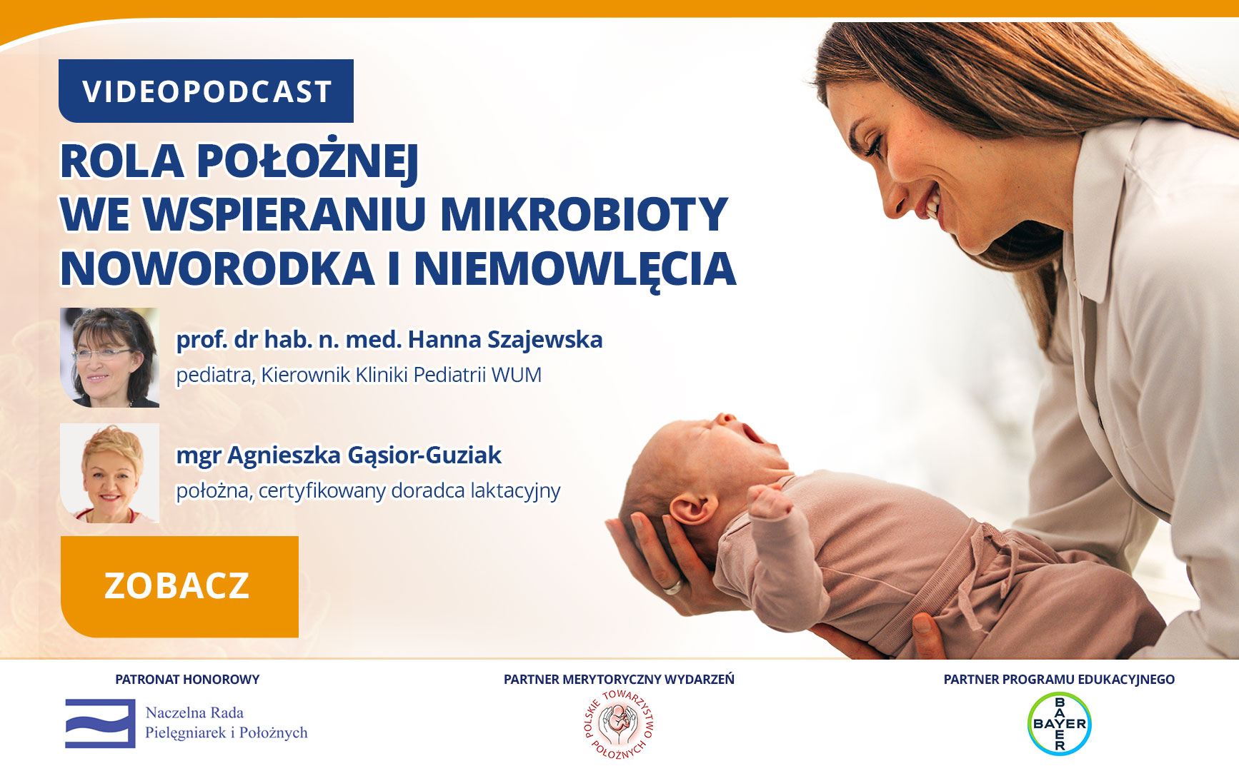 Rola połoznej we wspieraniu mikrobioty