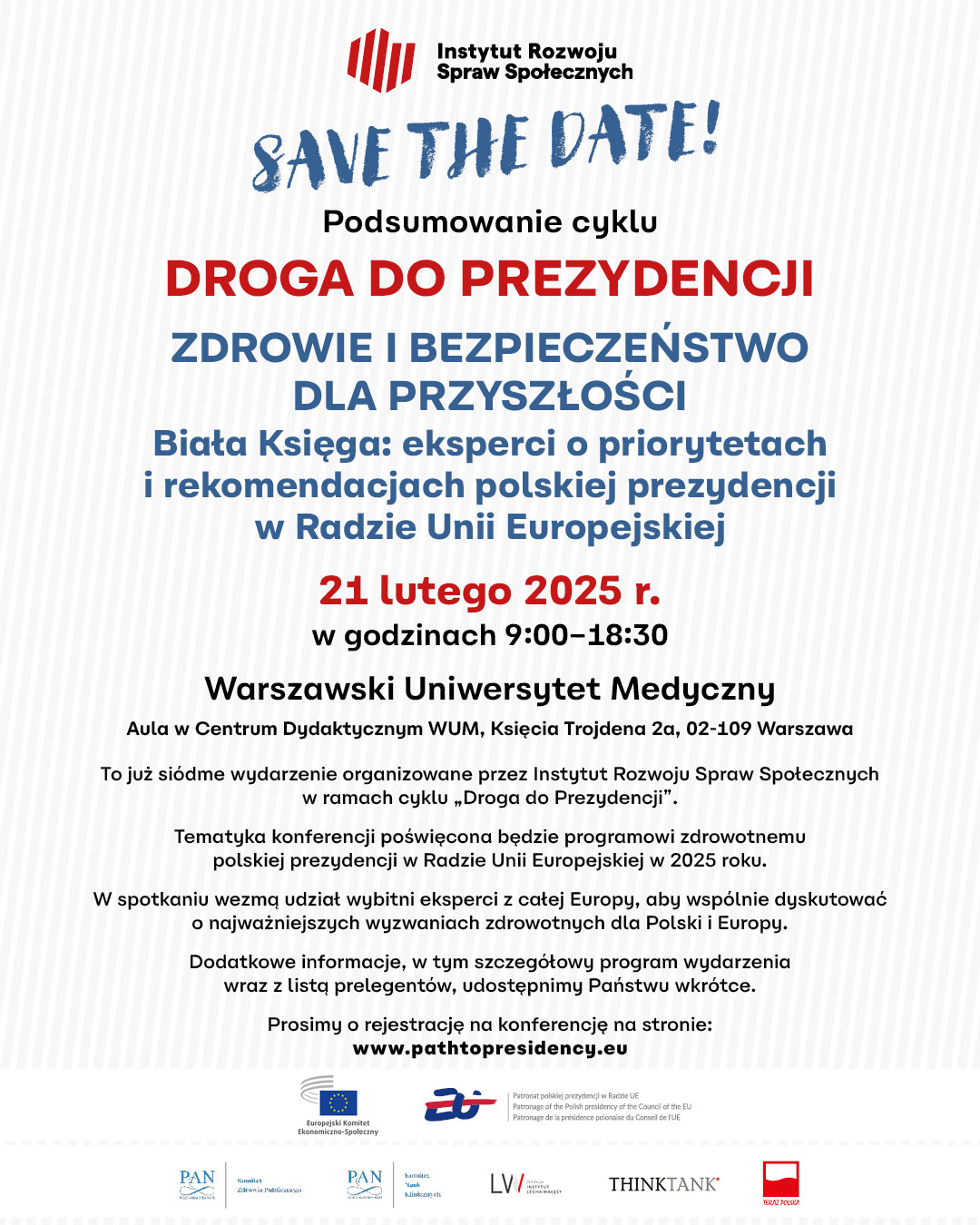 Save the date DDP 02 2025 2